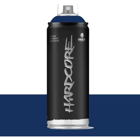 Bombe de peinture aérosol MTN Hardcore Bleu Outre-Mer (RV-5002) 0,4 L