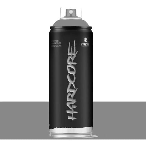 Bombe de peinture aérosol MTN Hardcore Gris perle (RV-7040) 0,4 L