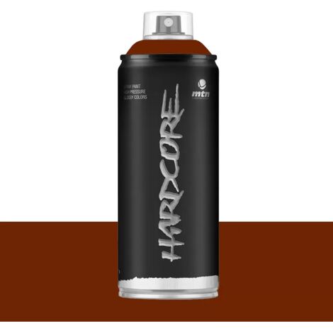Bombe de peinture aérosol MTN Hardcore Rouge oxyde (RV-18) 0,4 L