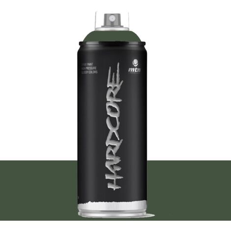 Bombe de peinture aérosol MTN Hardcore Vert olive (RV-6003) 0,4 L