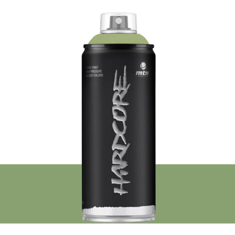 Bombe de peinture aérosol MTN Hardcore Vert Rambo (RV-250) 0,4 L