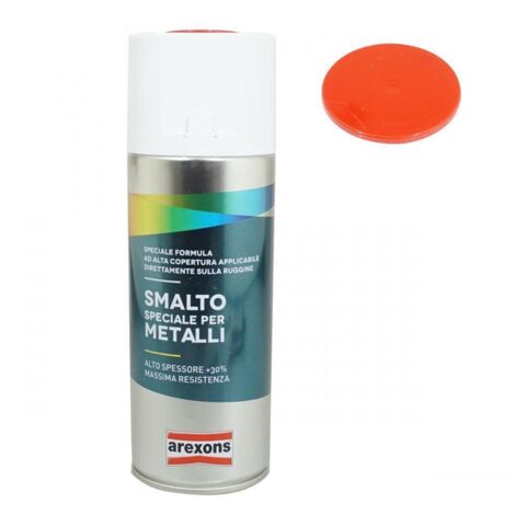 Bombe de peinture Arexon spécial métal 3209 rouge feu RAL 3000