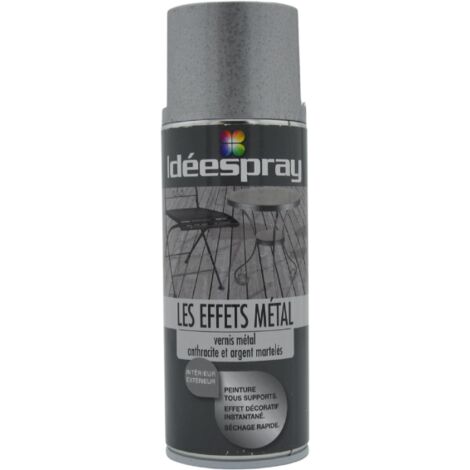 Bombe de peinture Argent martelé
