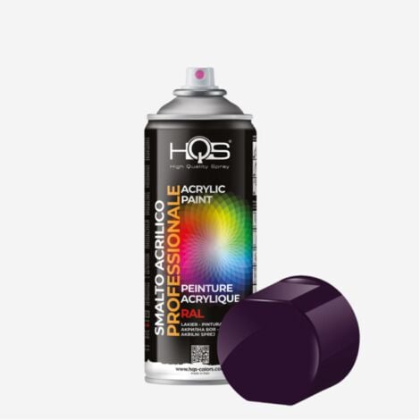 Bombe de peinture aubergine ral 4007