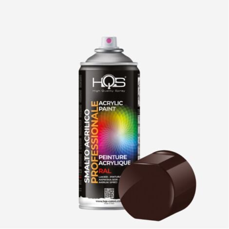 Bombe de peinture brun chocolat ral 8017
