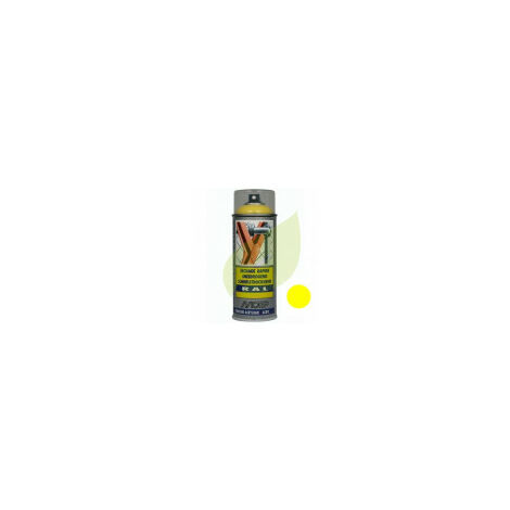 Bombe de peinture - jaune fluo - Motip pas cher