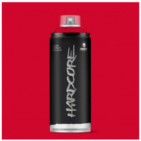 Bombe de peinture - MONTANA COLORS - Hardcore 2 - Rouge Madrid - 0.34 kg - Haute pression