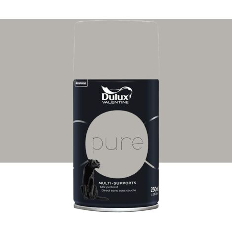 Bombe de Peinture murs & boiseries Dulux Valentine Pure Flanelle 0,25 L
