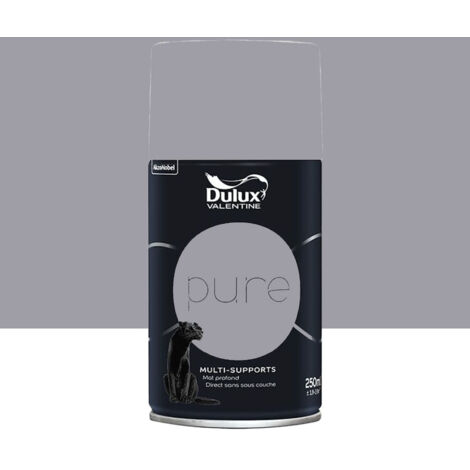 Bombe de Peinture murs & boiseries Dulux Valentine Pure Mauve 0,25 L