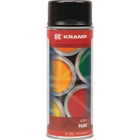 Bombe de peinture noire UNIVERSEL 923504KR