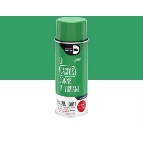 Bombe de peinture Relook tout MAISON DECO cactus brillant 400 ml