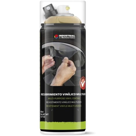 Bombe de peinture revêtement vinyle multiusage - Noir - 400ml - MTN Pro