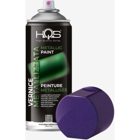 Bombe de peinture violet métallise