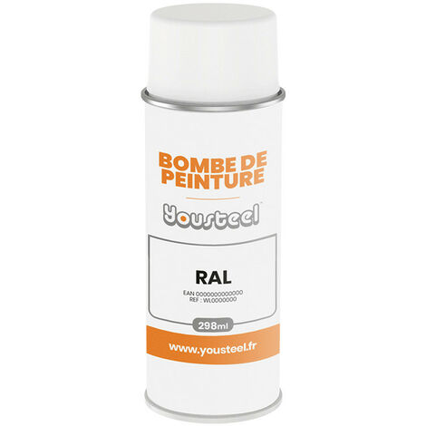 Bombe de retouche 298 ml - Finition MAT  Coloris: Anthracite mat