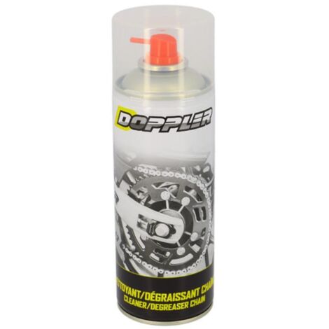 Bombe nettoyant dégraissant chaine de transmission pour moto