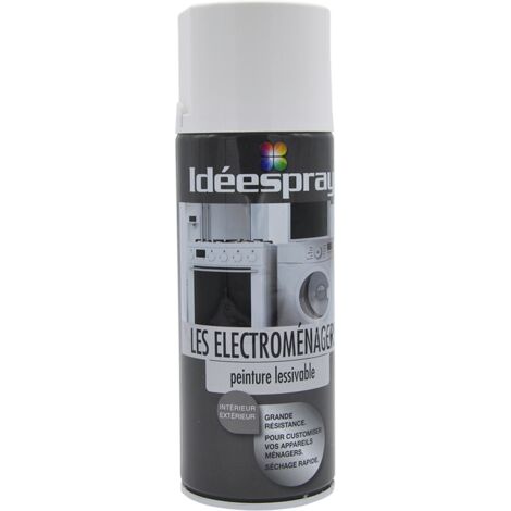 Bombe peinture effet metal electromenager