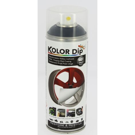Bombe peinture finition Gun metal - Spray 400ml - KolorDip