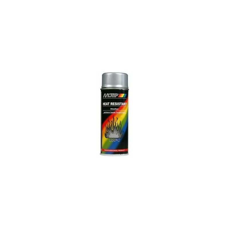 European Aerosols - Peinture haute temperature argent 400ml - Motip