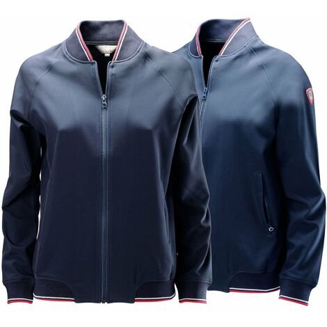 Bomber equitazione estivo unisex in tessuto softshell: S, blu (09)