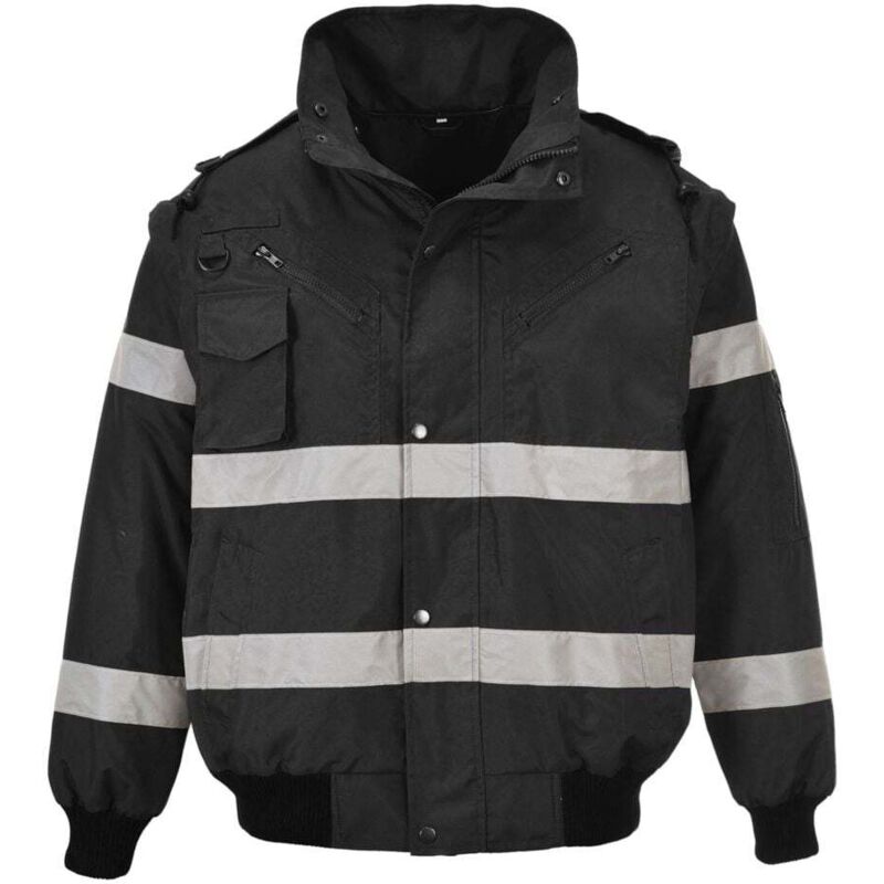 Blouson Bomber Iona 4 En 1 Couleur : Noir Taille S - Portwest