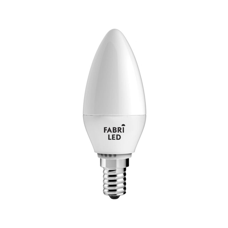 

Bombilla led vela luz neutra 5W E14 Blanco - Fabriled