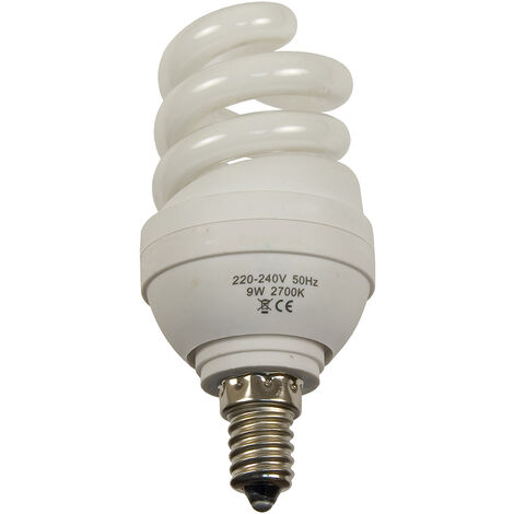 Bombilla ahorro espiral E14 13 w 4200 k