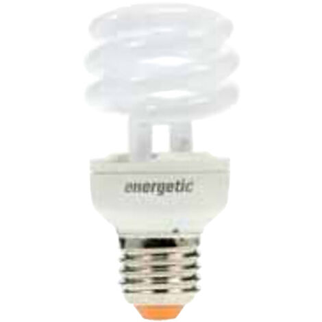 Bombilla ahorro espiral mini E27