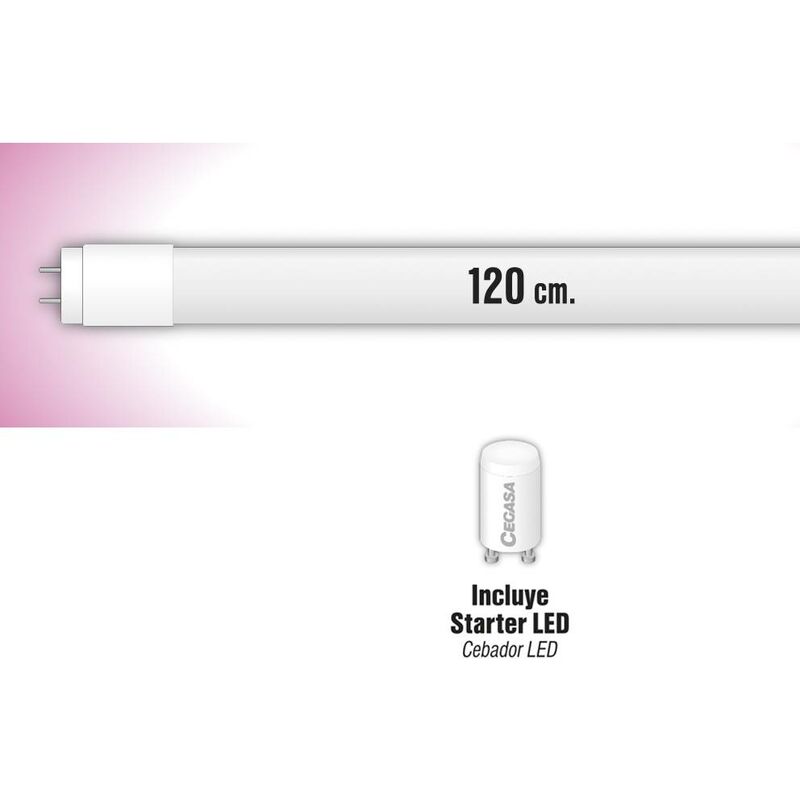 

Bombilla led fluorescente t8 1600lm - Cegasa