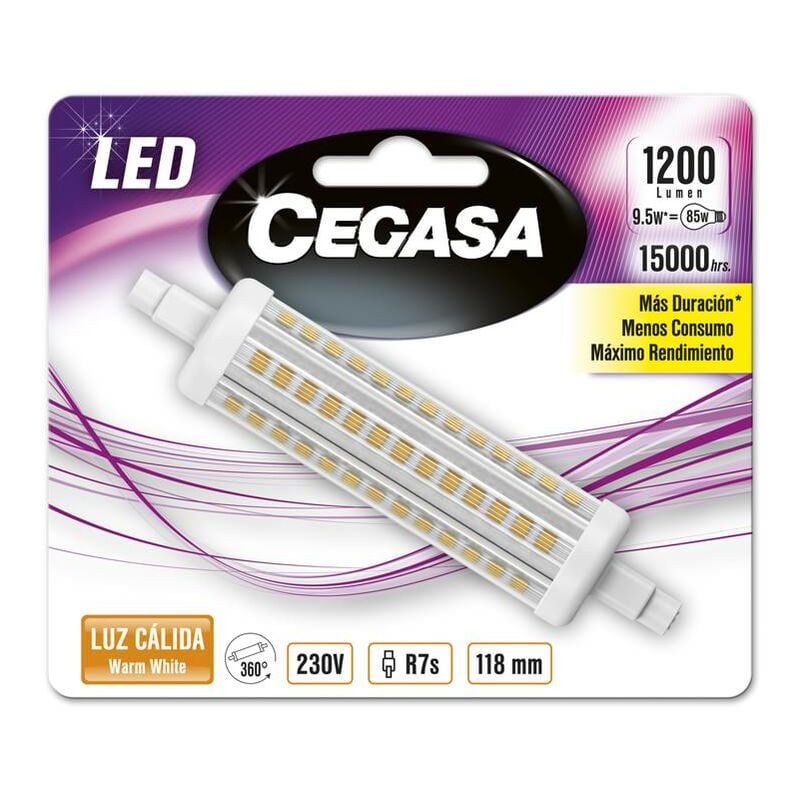 

Bombilla cegasa led lineal 118 mm