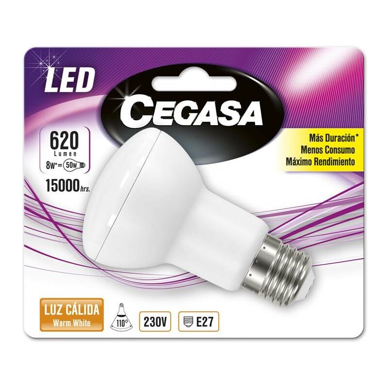 

Bombilla cegasa led r63 620lm