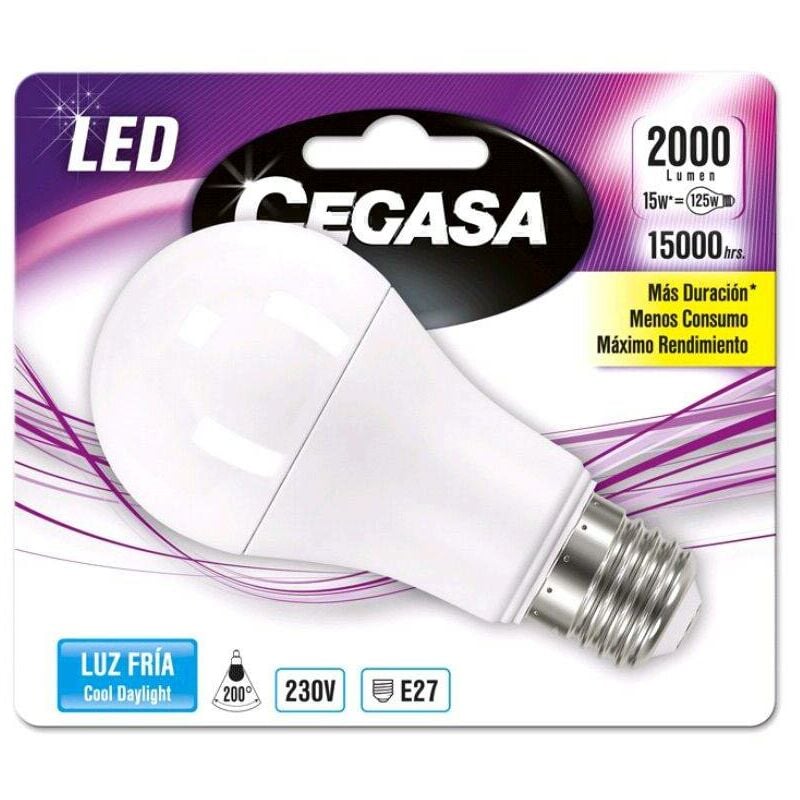

Cegasa - Bombilla led standard e27 2000lm