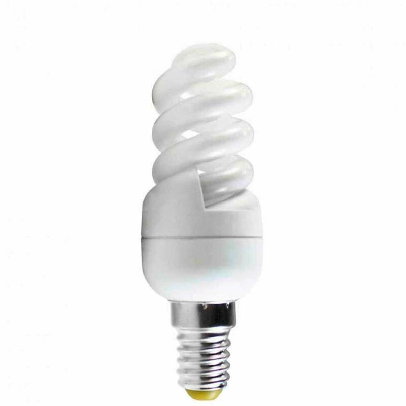 

Bombilla CFL Bajo Consumo Mini Espiral E27 9W 380lm 4000K Dayron