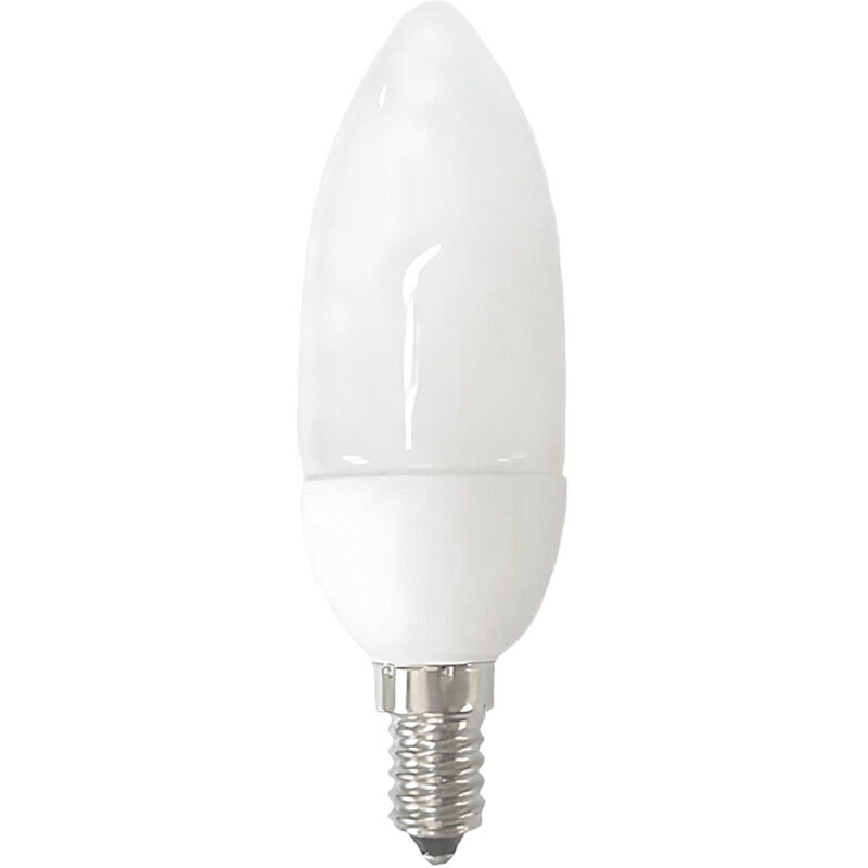 

Bombilla CFL Bajo Consumo Vela E14 9W 490lm 6400K Dayron