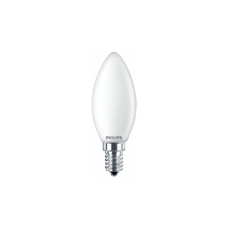 

Lampara Led Vela Cristal Mate E14 4,3W Calida - Philips