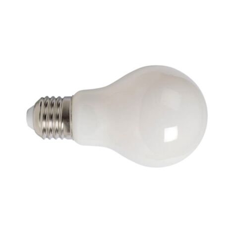 Bombilla con filamento Led estándar opal DUOLEC E27 luz cálida 6W - talla