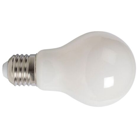 Bombilla con filamento Led estándar opal DUOLEC E27 luz cálida 8W - talla