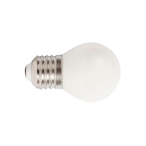 Bombilla con filamento Led mini globo opal DUOLEC E27 luz cálida 4W - talla