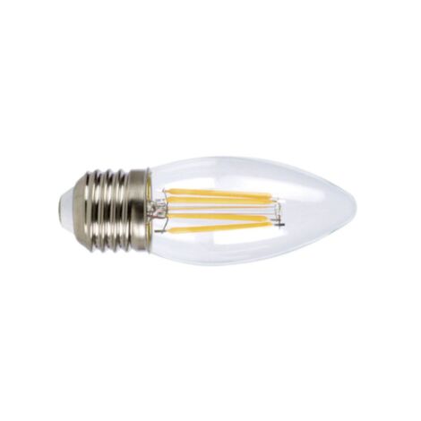 Bombilla con filamento Led vela DUOLEC E27 luz cálida 4W - talla