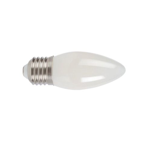 Bombilla con filamento Led vela opal DUOLEC E27 luz cálida 4W - talla