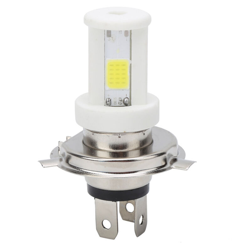 Cyslmuk - Bombilla de faro led, H4 led Bombilla de faro de motocicleta Luz blanca de haz alto/bajo 1080LM 6500K Lámpara delantera de motocicleta