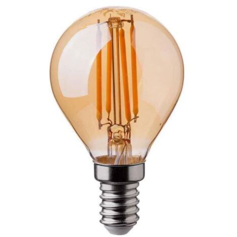 Bombilla de filamento led p45 v-tac ámbar 4w 2200k e14 vt-1953-n - 214499