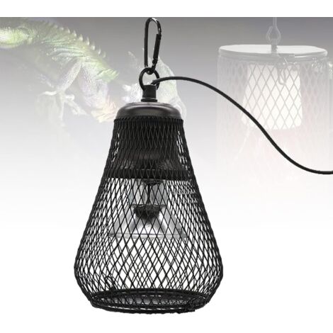 Bombilla de lámpara de calor, lámpara de calor con casquillo cerámico, lámpara de calor con tapa para pollitos, pájaros, reptiles, gatitos y cachorros (tamaño: 50 W)
