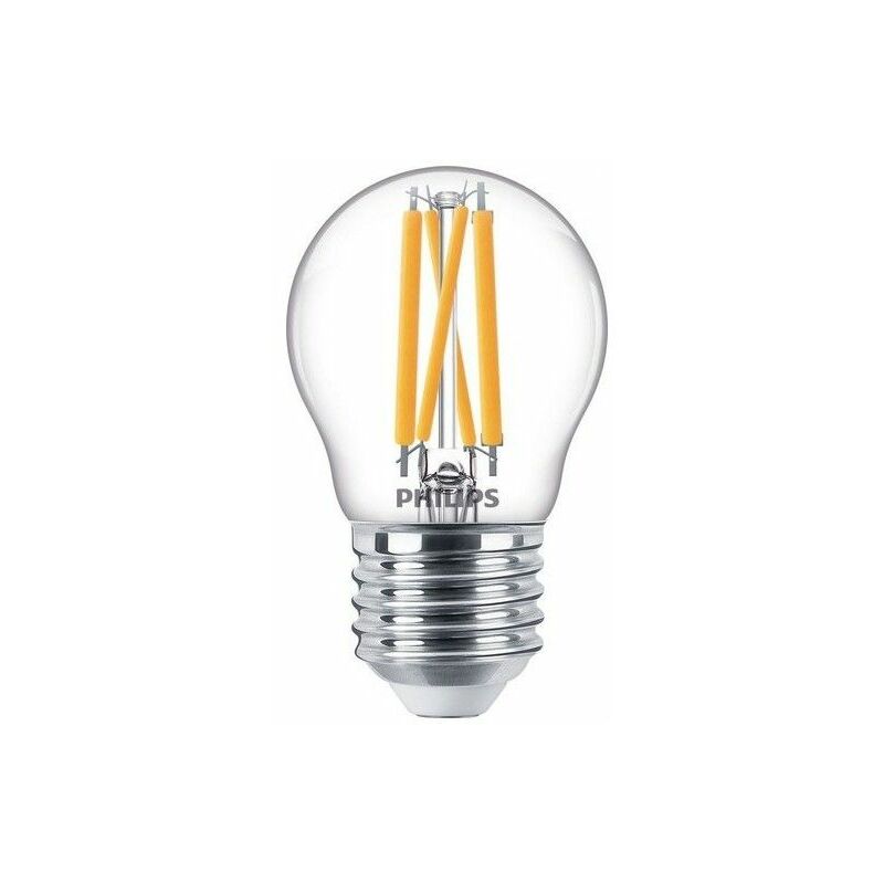 

Bombilla de led de filamento esférica 4,5W E27 CRI90 P45CL 77074700 - Philips