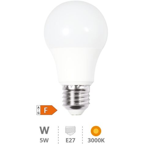 Bombilla de LED estándar A60 5W E27 3000K