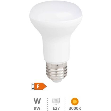 Bombilla de led reflectora R63 8W E27 luz cálida 3000K GSC 2001477