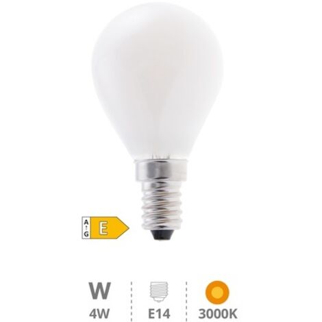 Bombilla de led serie cristal esferica led 4W E14 2700K GSC 2003510