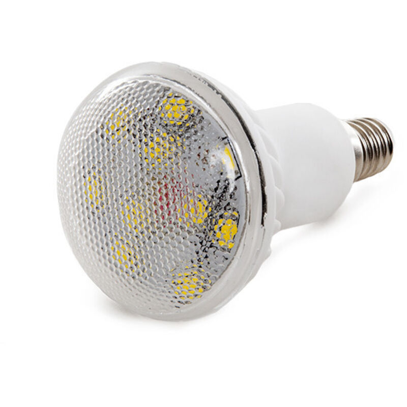 

Bombilla de LEDs Cerámica R50 E14 5W 350-400Lm 30.000H | Blanco Cálido (HO-5W-R50-E14-CW)