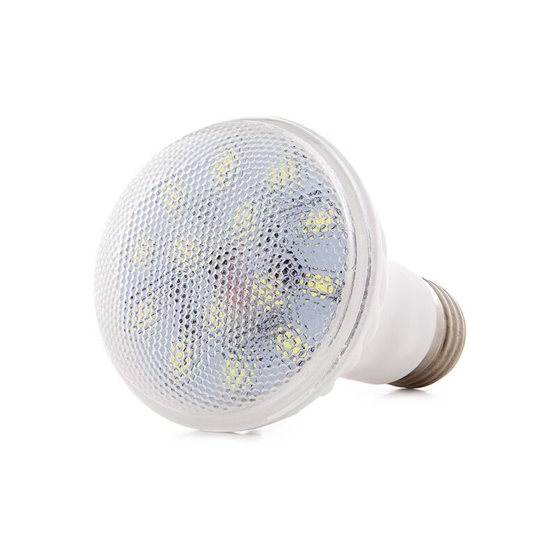 

Bombilla de LEDs Cerámica R63 E27 7W 460-560Lm 30.000H | Blanco Frío (HO-7W-R63-E27-CW)