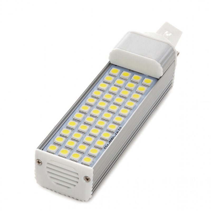 

Bombilla de LEDs G24 4 Pins de 40 X SMD5050 8W 680Lm 30.000H | Blanco Cálido (CA-HLG24-4P-8W-CW)