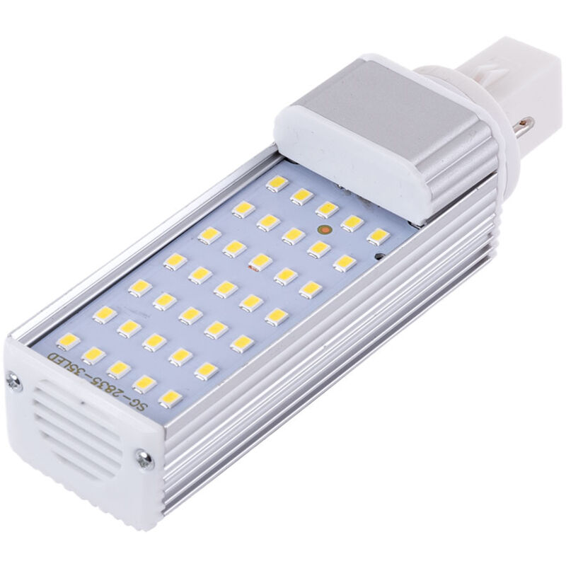 

Bombilla de LEDs G24 40 X SMD5050 8W 680Lm 30.000H | Blanco Frío (CA-HLG24-8W-CW)